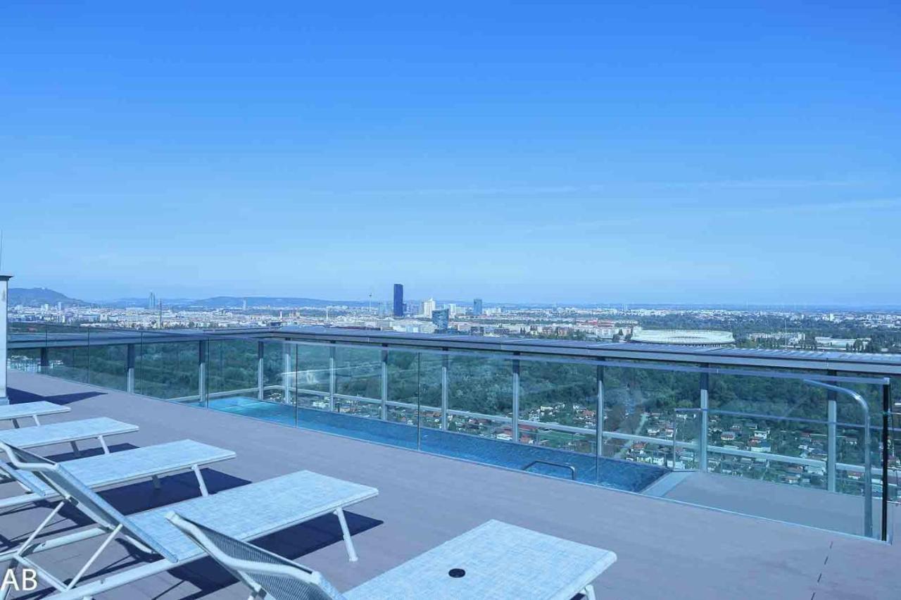 Superior Apartment & Rooftop Pool Wien Eksteriør billede