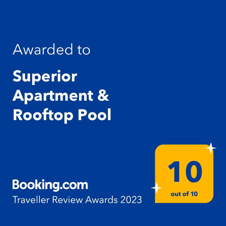 Superior Apartment & Rooftop Pool Wien Eksteriør billede